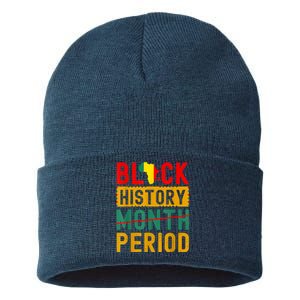 Black History Month Period African Pride Sustainable Knit Beanie