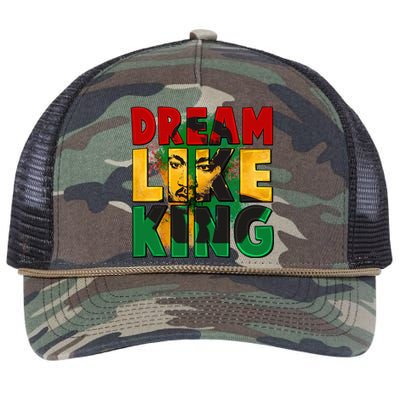 Black History Month Martin Have Dream Luther King Day Retro Rope Trucker Hat Cap