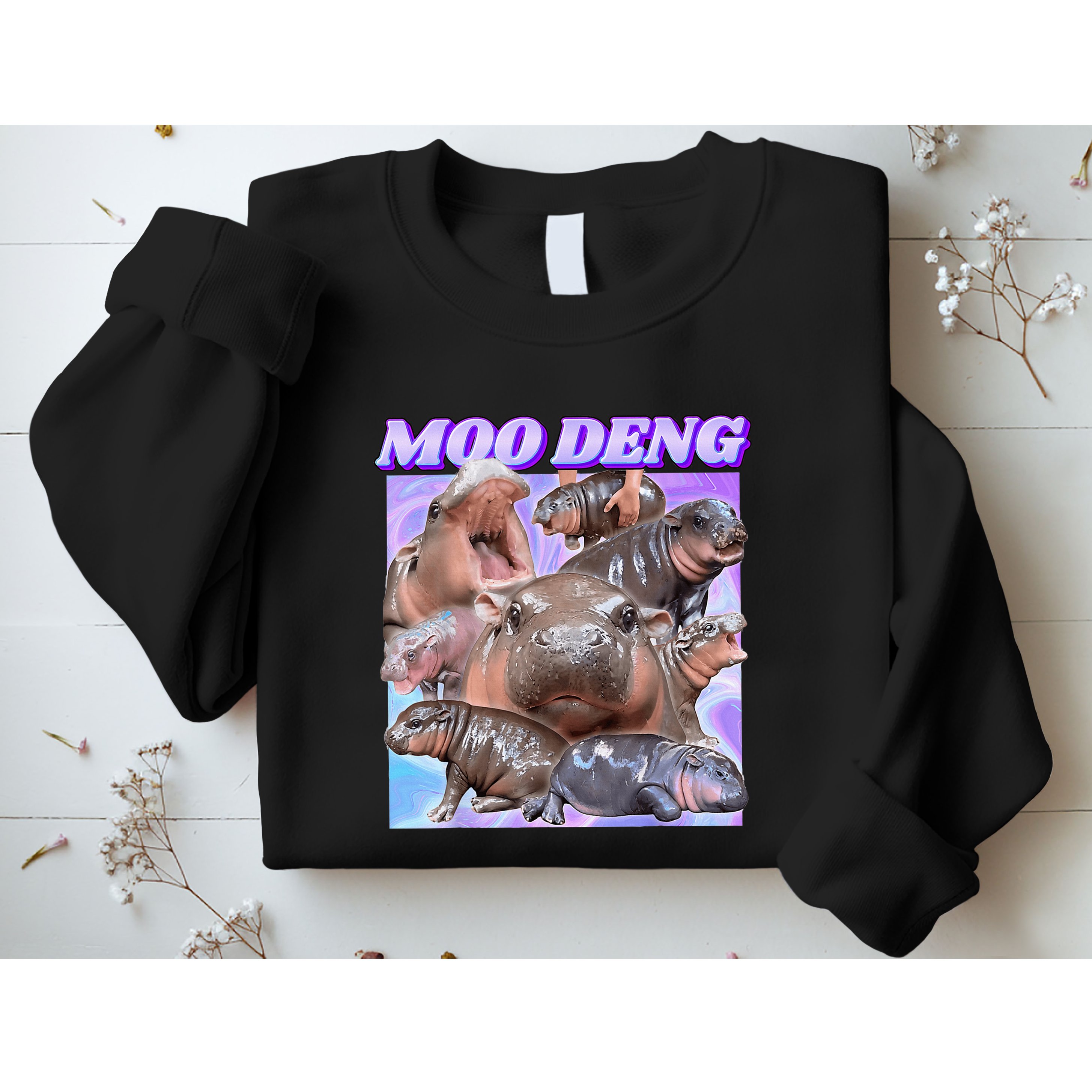 Baby Hippo Moo Deng Sweatshirt