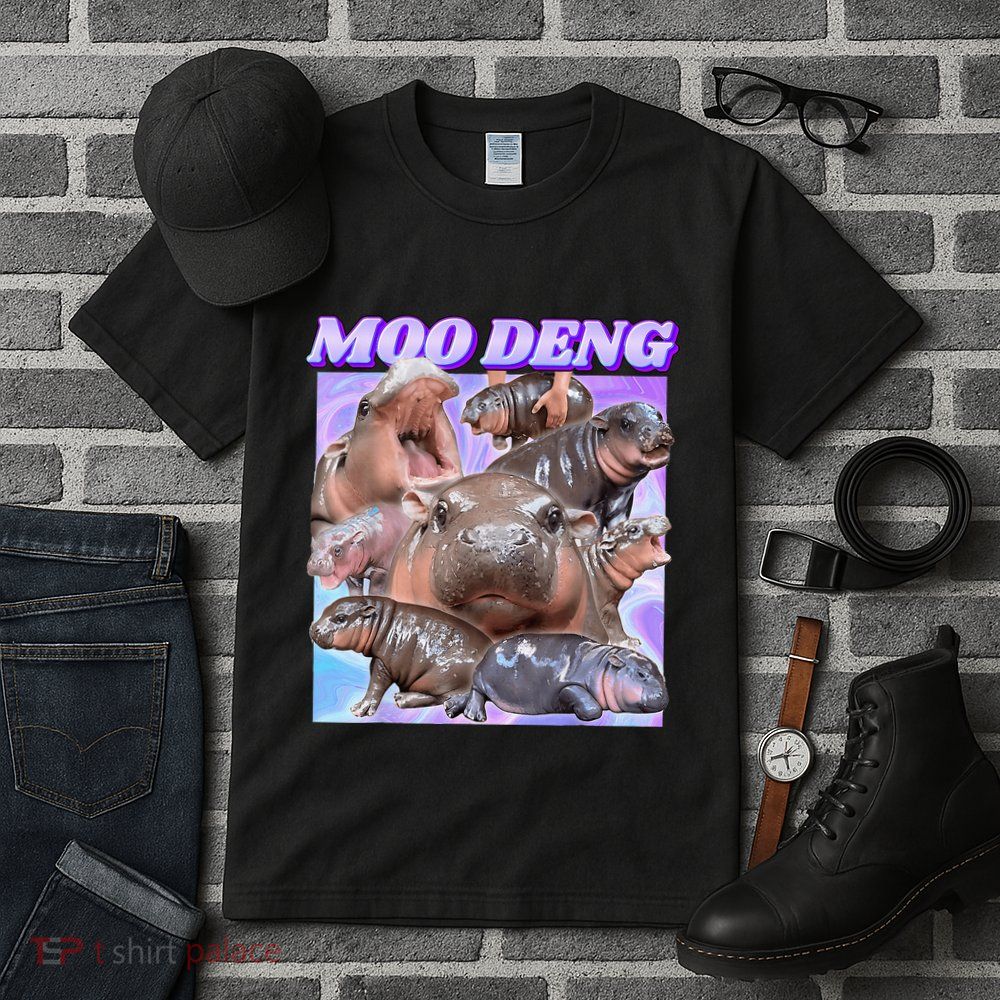 Baby Hippo Moo Deng Tall T-Shirt
