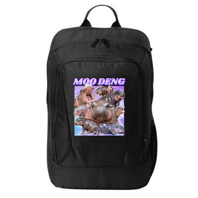 Baby Hippo Moo Deng City Backpack