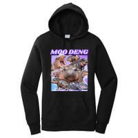 Baby Hippo Moo Deng Women's Pullover Hoodie