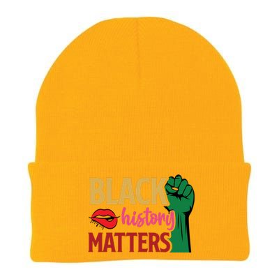 Black History Matters For Black History Month Gift Knit Cap Winter Beanie