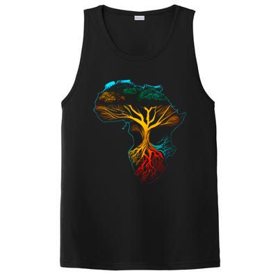 Black History Month Cool Gift African American Ancestors' Roots Gift PosiCharge Competitor Tank