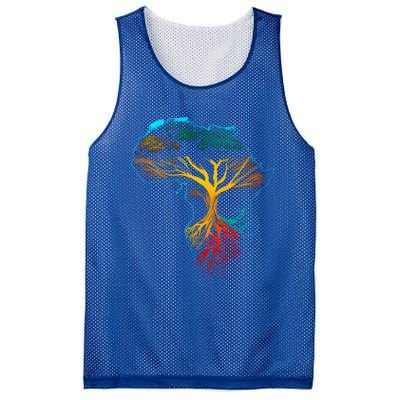 Black History Month Cool Gift African American Ancestors' Roots Gift Mesh Reversible Basketball Jersey Tank