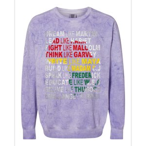 Black History Month Apparel Outfit Colorblast Crewneck Sweatshirt