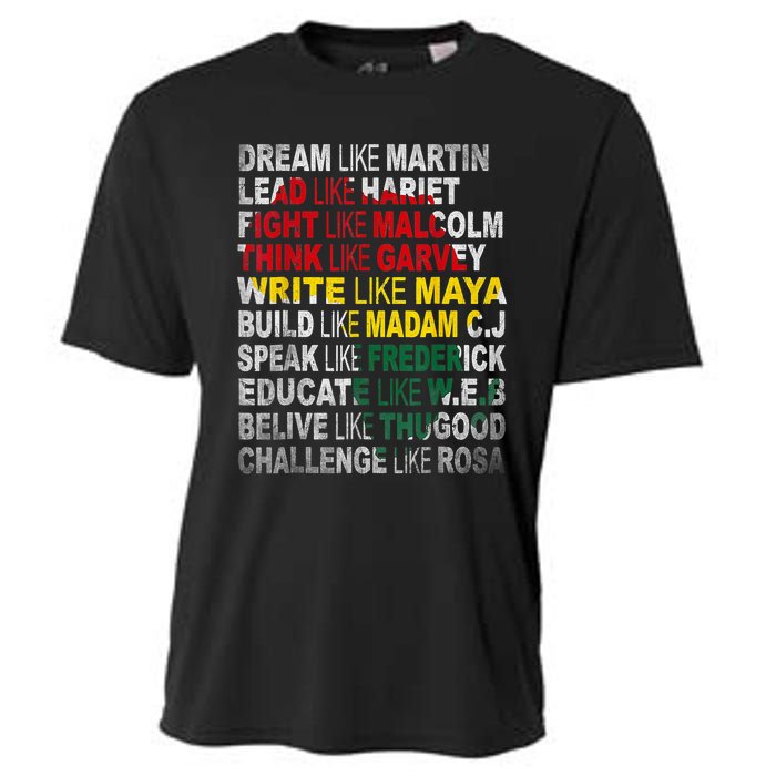 Black History Month Apparel Outfit Cooling Performance Crew T-Shirt