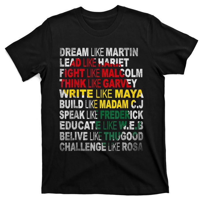 Black History Month Apparel Outfit T-Shirt