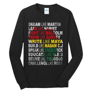 Black History Month Apparel Outfit Tall Long Sleeve T-Shirt