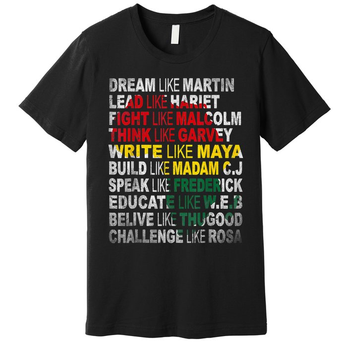 Black History Month Apparel Outfit Premium T-Shirt