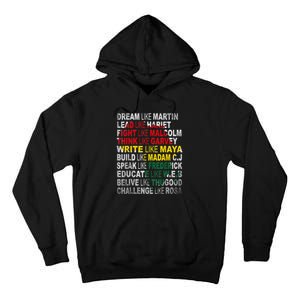 Black History Month Apparel Outfit Tall Hoodie