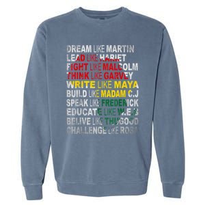 Black History Month Apparel Outfit Garment-Dyed Sweatshirt