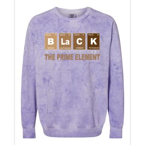 Black History Month Prime Element Colorblast Crewneck Sweatshirt