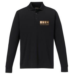 Black History Month Prime Element Performance Long Sleeve Polo