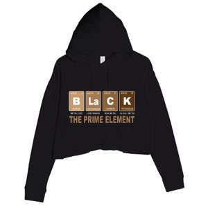 Black History Month Prime Element Crop Fleece Hoodie