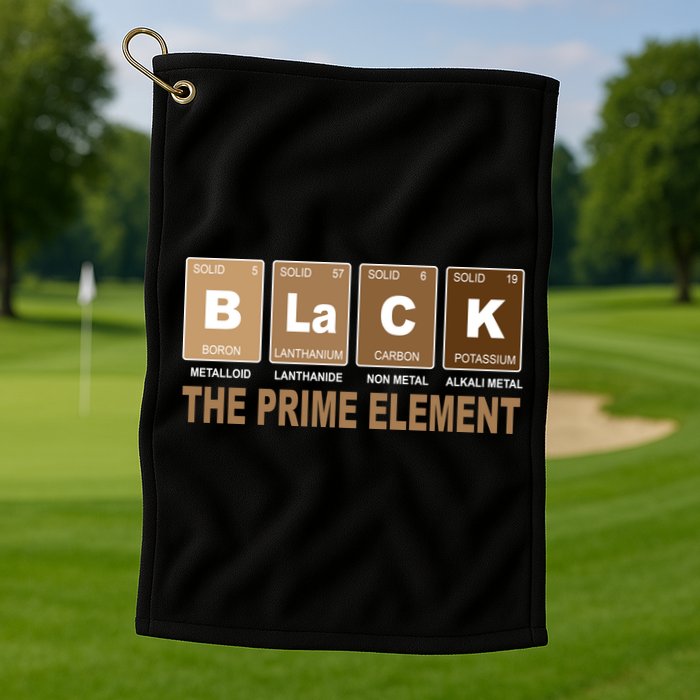 Black History Month Prime Element Golf Towel