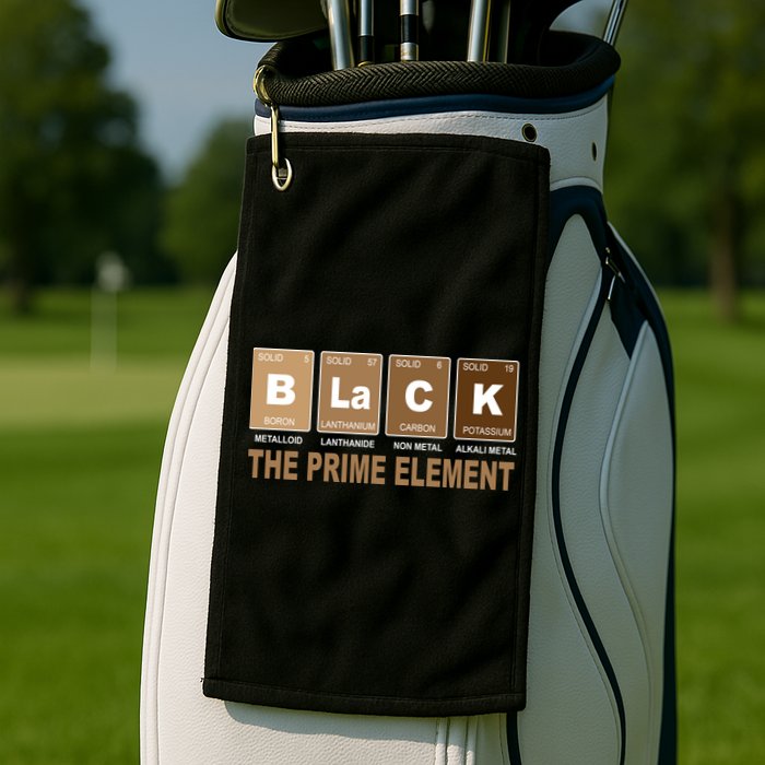 Black History Month Prime Element Golf Towel