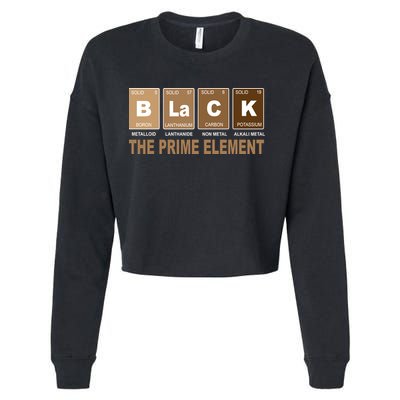 Black History Month Prime Element Cropped Pullover Crew