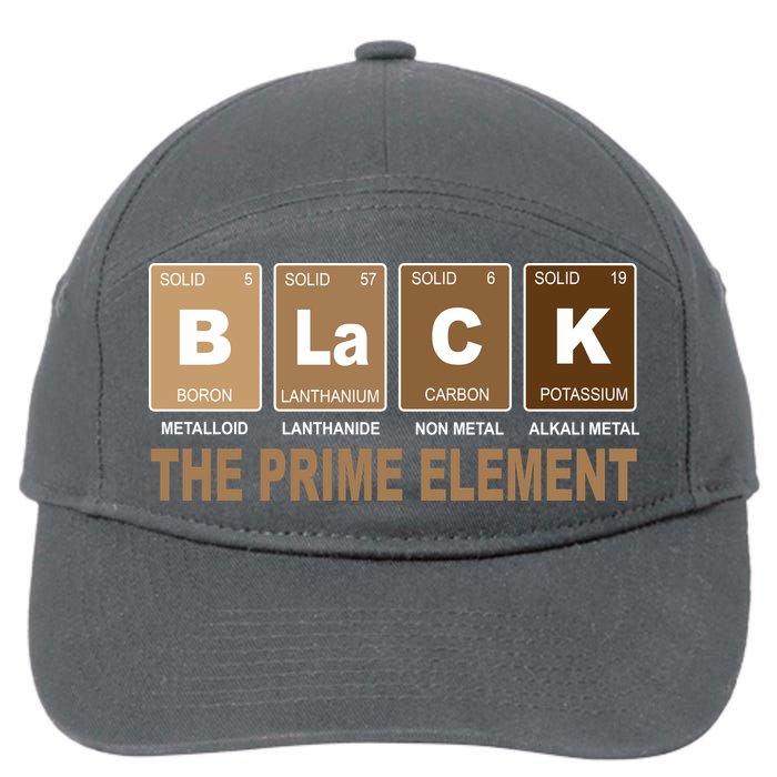 Black History Month Prime Element 7-Panel Snapback Hat