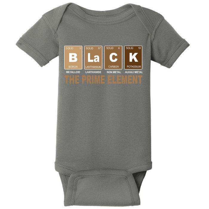 Black History Month Prime Element Baby Bodysuit