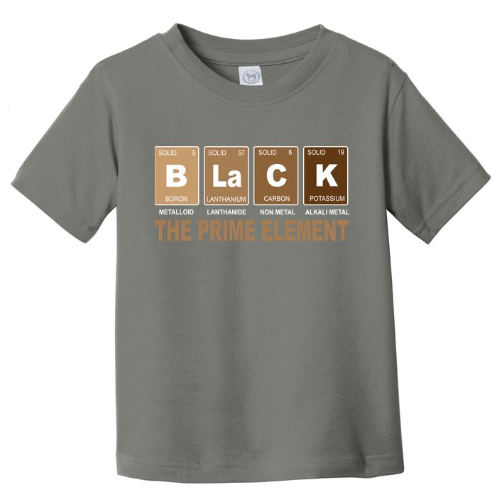 Black History Month Prime Element Toddler T-Shirt