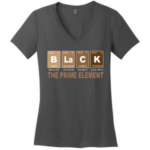 Black History Month Prime Element Women's V-Neck T-Shirt