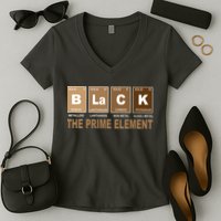 Black History Month Prime Element Women's V-Neck T-Shirt