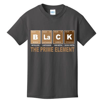 Black History Month Prime Element Kids T-Shirt