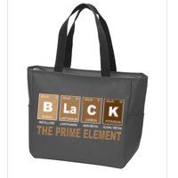 Black History Month Prime Element Zip Tote Bag