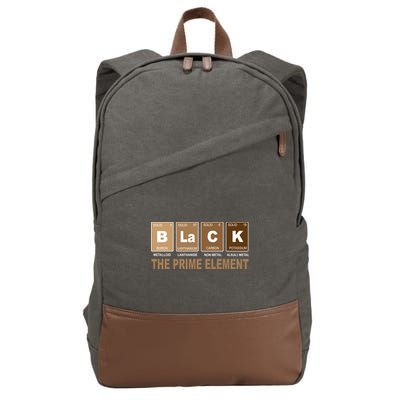 Black History Month Prime Element Cotton Canvas Backpack