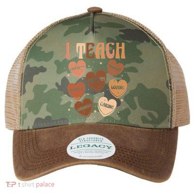 Black History Month I Teach Black History Teacher Retro Legacy Tie Dye Trucker Hat