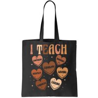 Black History Month I Teach Black History Teacher Retro Tote Bag