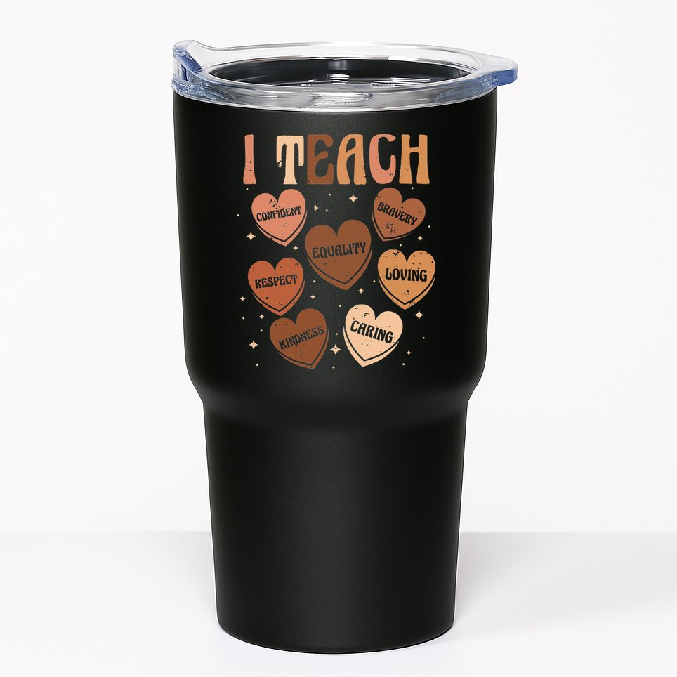 Black History Month I Teach Black History Teacher Retro Tumbler