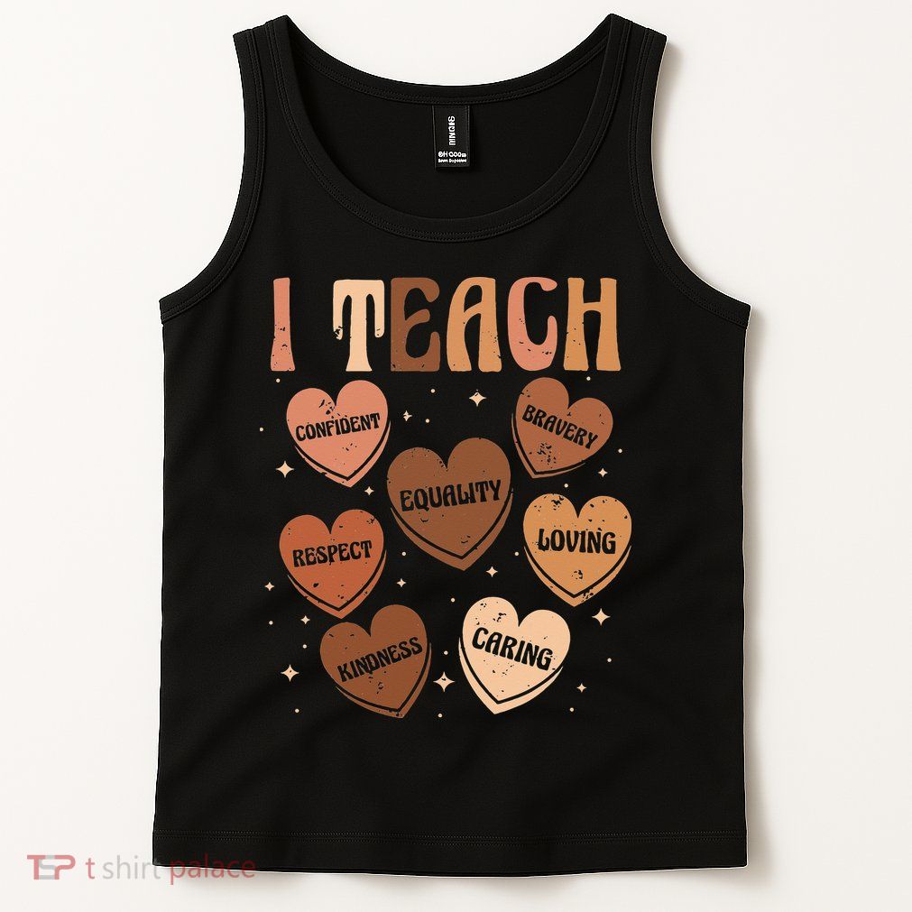 Black History Month I Teach Black History Teacher Retro Tank Top