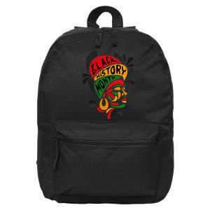 Black History Month Proud African Pride Black Queen 16 in Basic Backpack