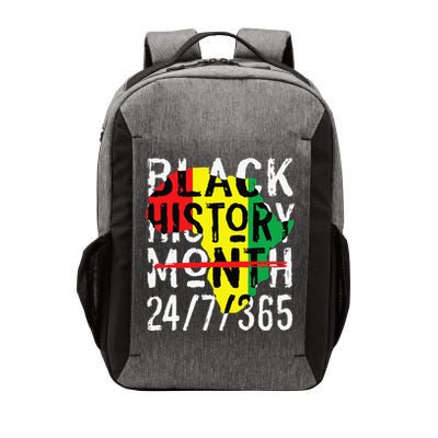 Black History Month 24/7/365 African Melanin Black Pride Vector Backpack
