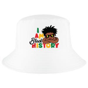 Black History Month Boy I Am African American Cool Comfort Performance Bucket Hat