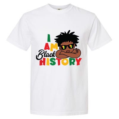 Black History Month Boy I Am African American Garment-Dyed Heavyweight T-Shirt