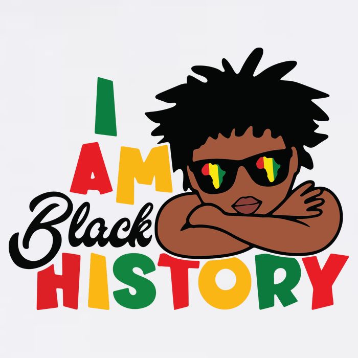 Black History Month Boy I Am African American Long Sleeve Shirt