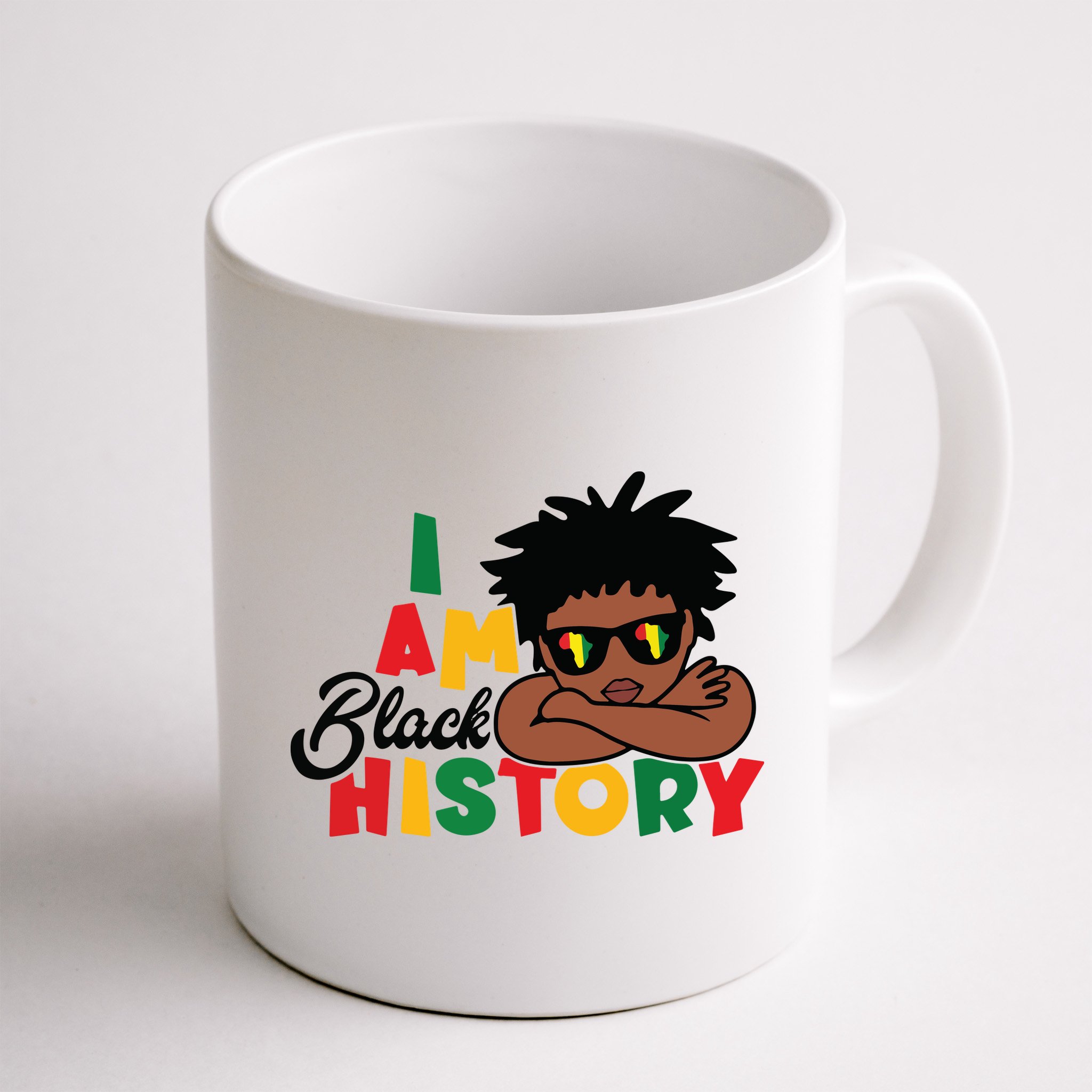 Black History Month Boy I Am African American Mug