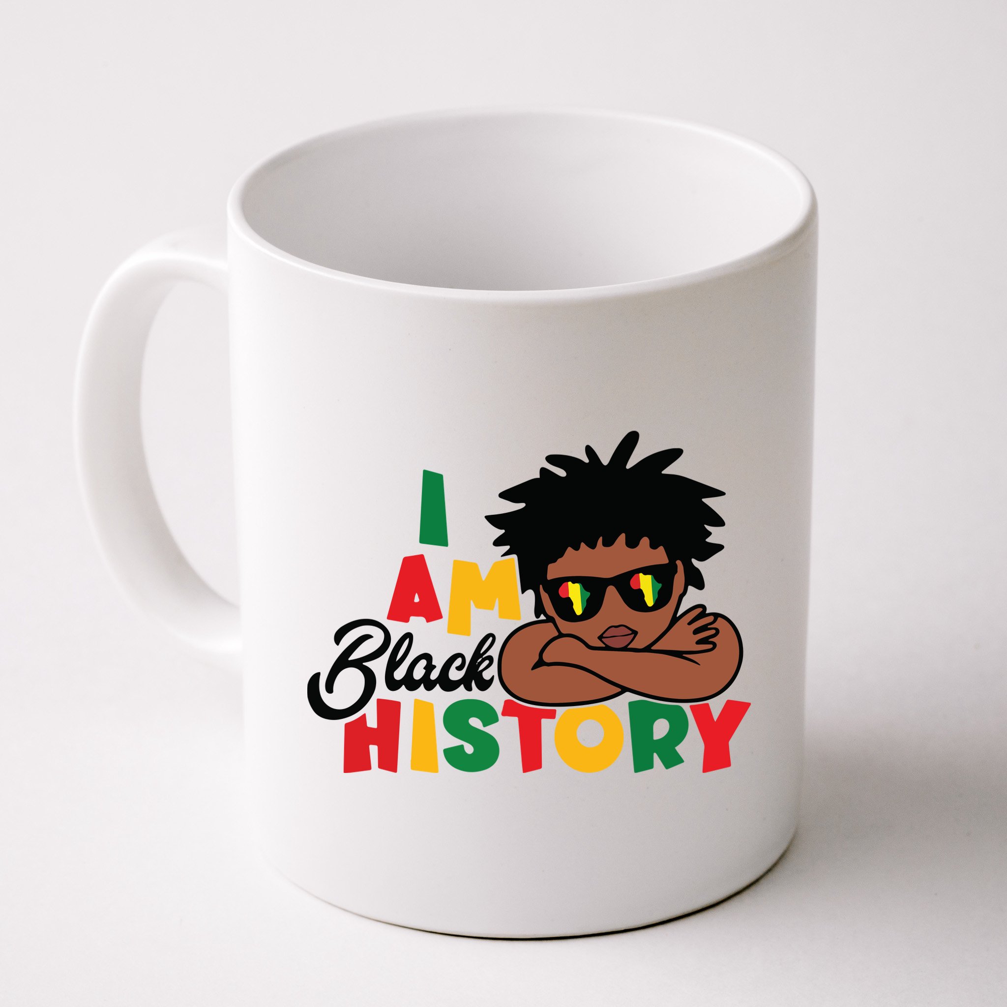 Black History Month Boy I Am African American Mug