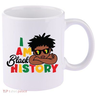 Black History Month Boy I Am African American 11oz C Handle Ceramic Mug
