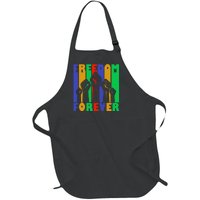 Black History Month Juneteenth African American Graphic Full-Length Apron With Pockets