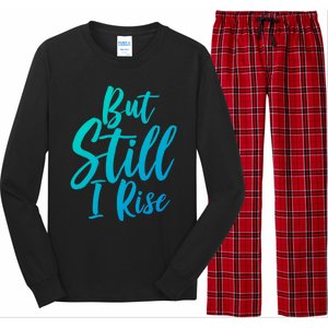 Black History Month But Still I Rise Great Gift Long Sleeve Pajama Set