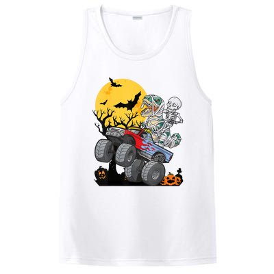 Boy Halloween Monster Truck Pumpkin Mummy Dinosaur T Rex PosiCharge Competitor Tank