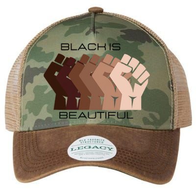 Black History Month Black Is Beautiful Legacy Tie Dye Trucker Hat