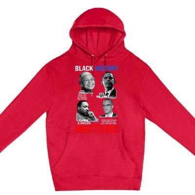 Black History Matter For Women Black History Month Premium Pullover Hoodie