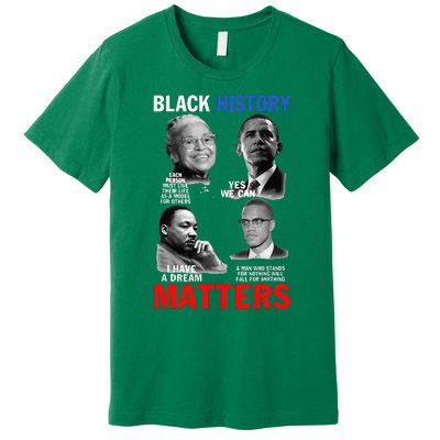 Black History Matter For Women Black History Month Premium T-Shirt