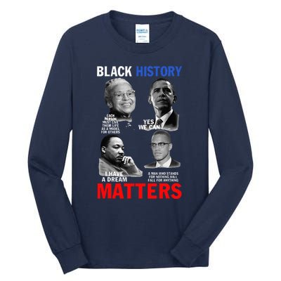 Black History Matter For Women Black History Month Tall Long Sleeve T-Shirt