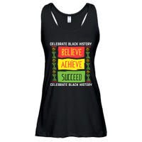 Black History Month Shirts Believe Achieve Succeed Gift Ladies Essential Flowy Tank